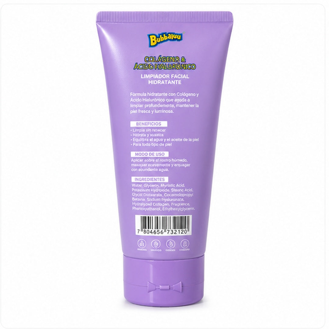 Limpiador Facial de Hidratacion Profunda Bubbaluu