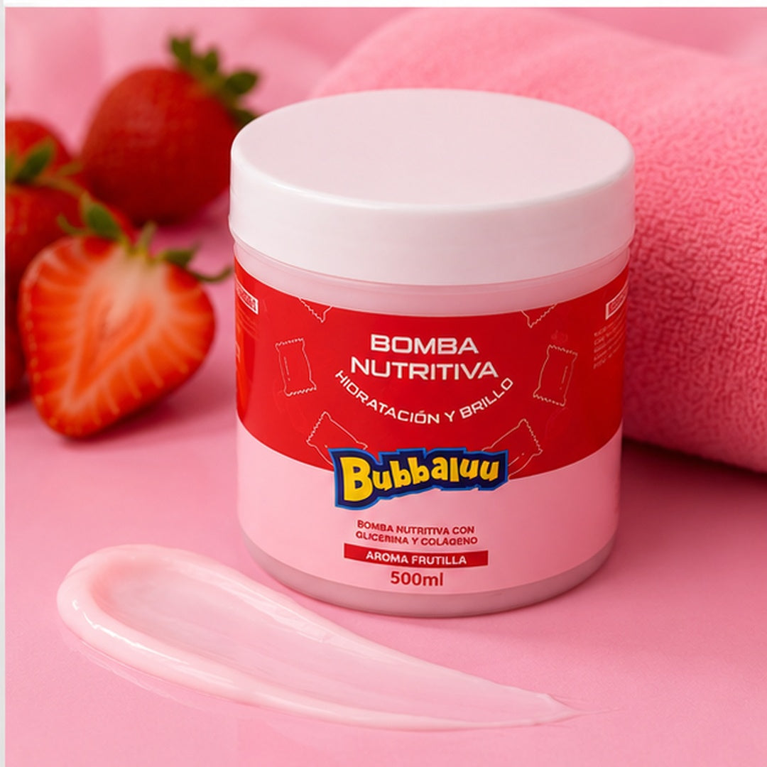 Bomba Nutritiva Bubbaluu  Cuidado del Cabello 500ml