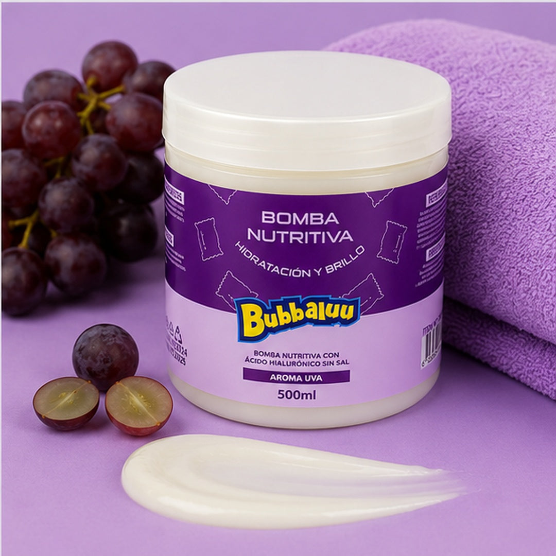 Bomba Nutritiva Bubbaluu  Cuidado del Cabello 500ml