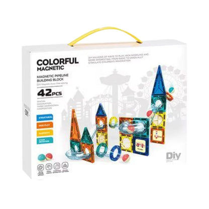 Bloques Magnéticos de Construcción Para Niños Armable de 97pcs