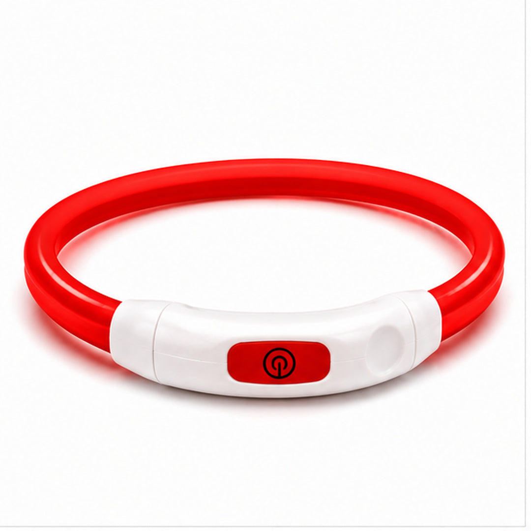 Collar Para Perro Luz Led Luminoso 40 Cm Carga Usb MLV-202516 - vista 9 del producto