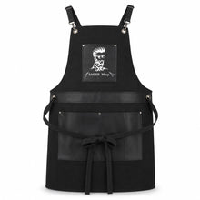 Delantal O Pechera Para Peluquero Barbero, Multiuso Negro - imagen principal