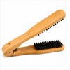 Cepillo de madera antiestático para cabello