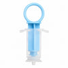 Aspirador nasal tipo jeringa color celeste