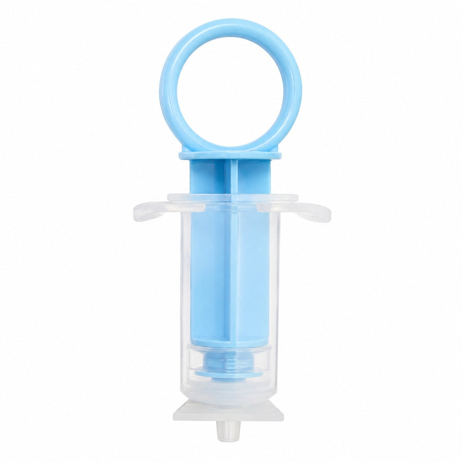Aspirador nasal tipo jeringa color celeste - imagen principal