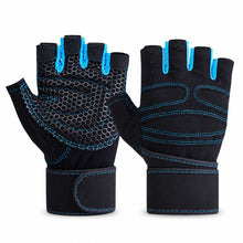 Guantes Entrenamiento Gym Pesas Antideslizantes - variante rojo