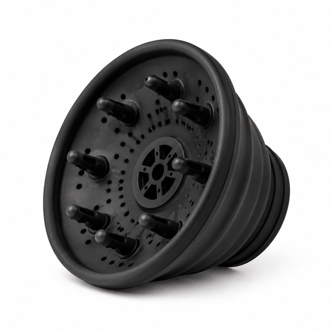 Difusor de silicona negro para secador de pelo - imagen principal
