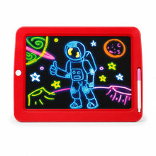 Pizarra De Dibujo Mágica Led Para Niños Con Plantillas - imagen principal