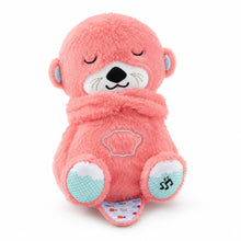 Peluche nutria con respiración relajante para bebé color Salmón - imagen principal
