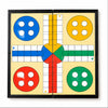 Ludo Magnético Para Juego de Mesa 24X24Cm