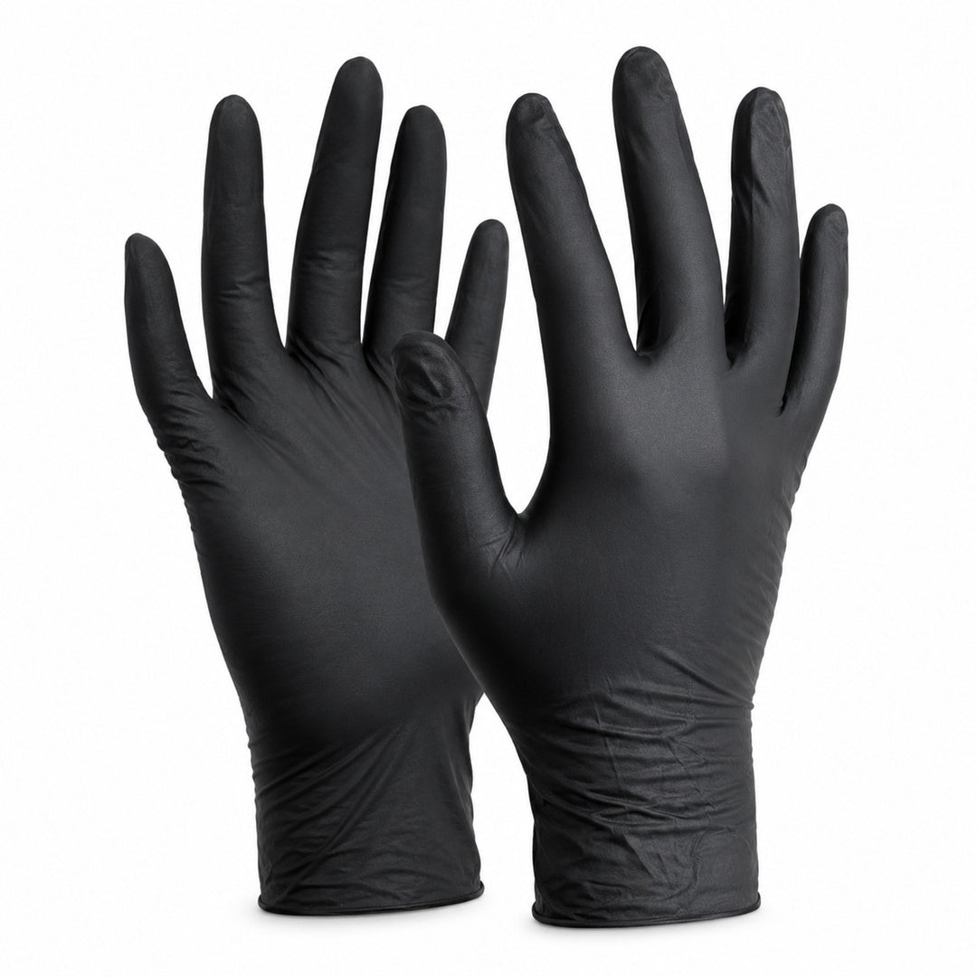 Guantes Desechables De Nitrilo Negro - variante S