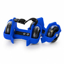 Patines Ajustable Con Luces Led Para Zapatillas - variante NEGRO