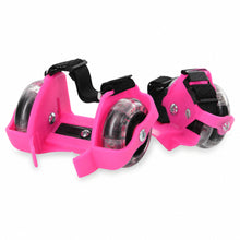 Patines Ajustable Con Luces Led Para Zapatillas - variante ROSA