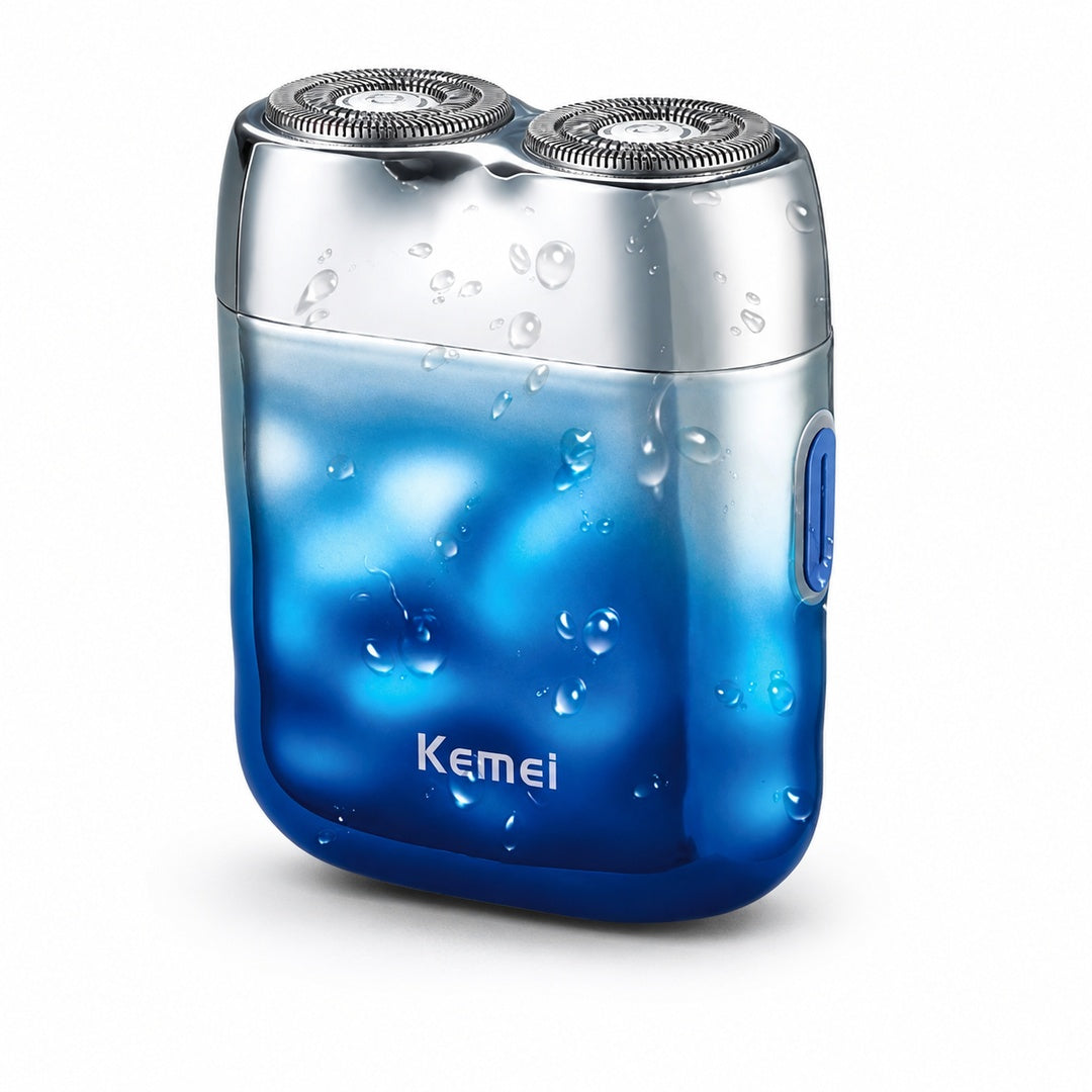 Afeitadora Recargable Kemei KM-C30 Aguamarina - imagen principal