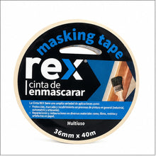 Cinta de Enmascarar Rex 36mm X 40m - imagen principal