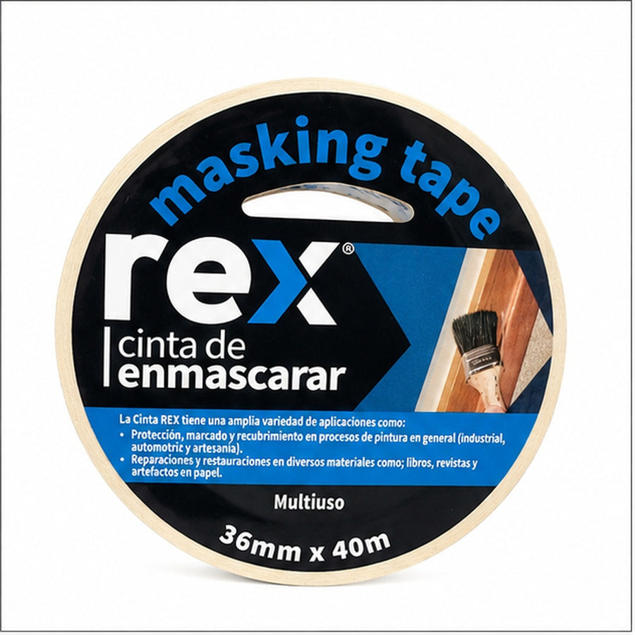 Cinta de Enmascarar Rex 36mm X 40m - imagen principal