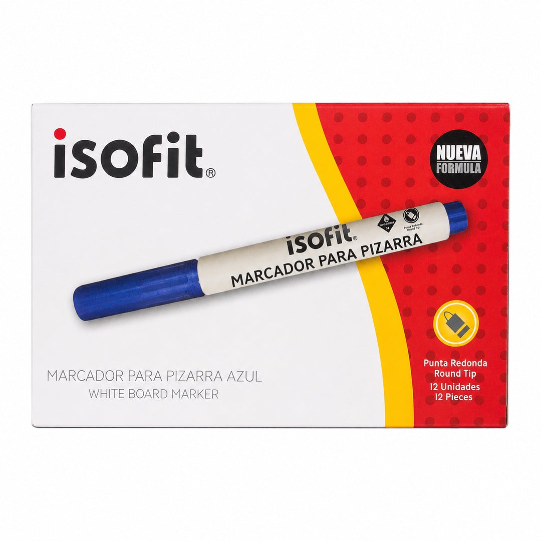 Caja de marcadores de pizarra Isofit azul - imagen principal