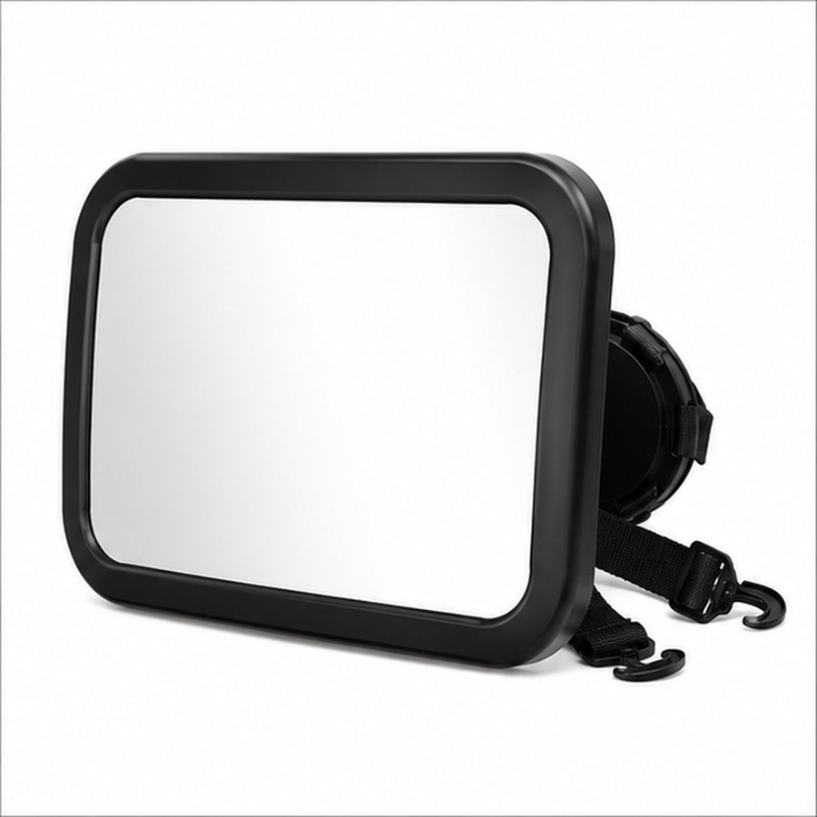 Espejo retrovisor para auto de bebé color negro - imagen principal