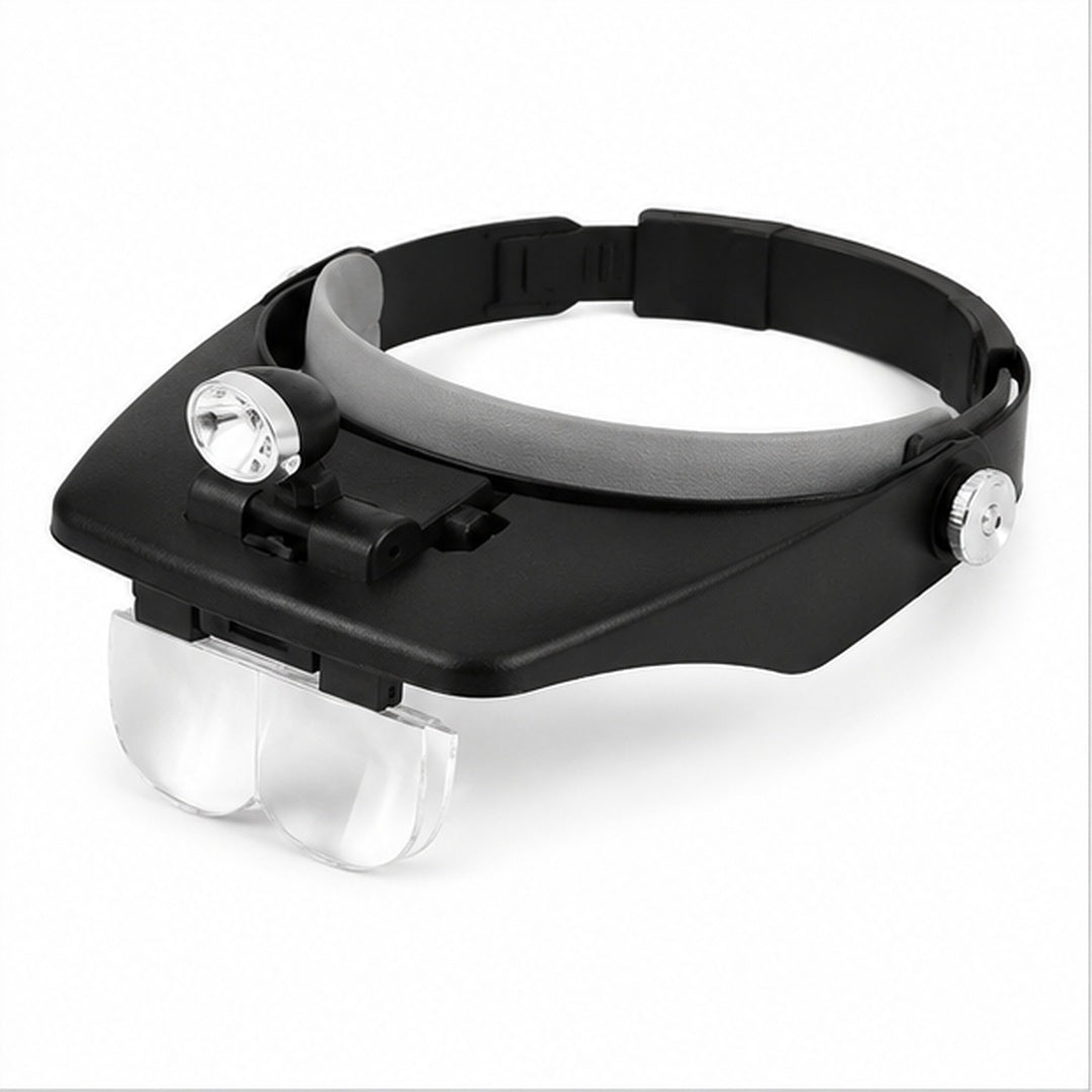 Lente lupa con vicera y luz led mod MG81001-A Negro - imagen principal