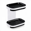 Estante Doble Para Jabón  De Baño Diseño Hogar