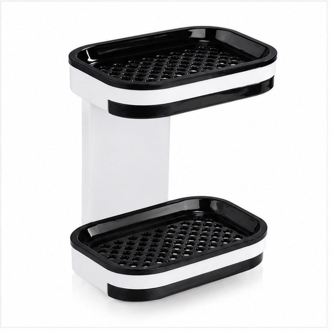 Estante Doble Para Jabón De Baño Diseño Hogar - imagen principal
