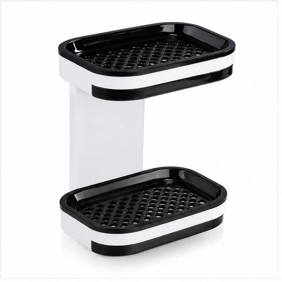 Estante Doble Para Jabón De Baño Diseño Hogar - imagen principal