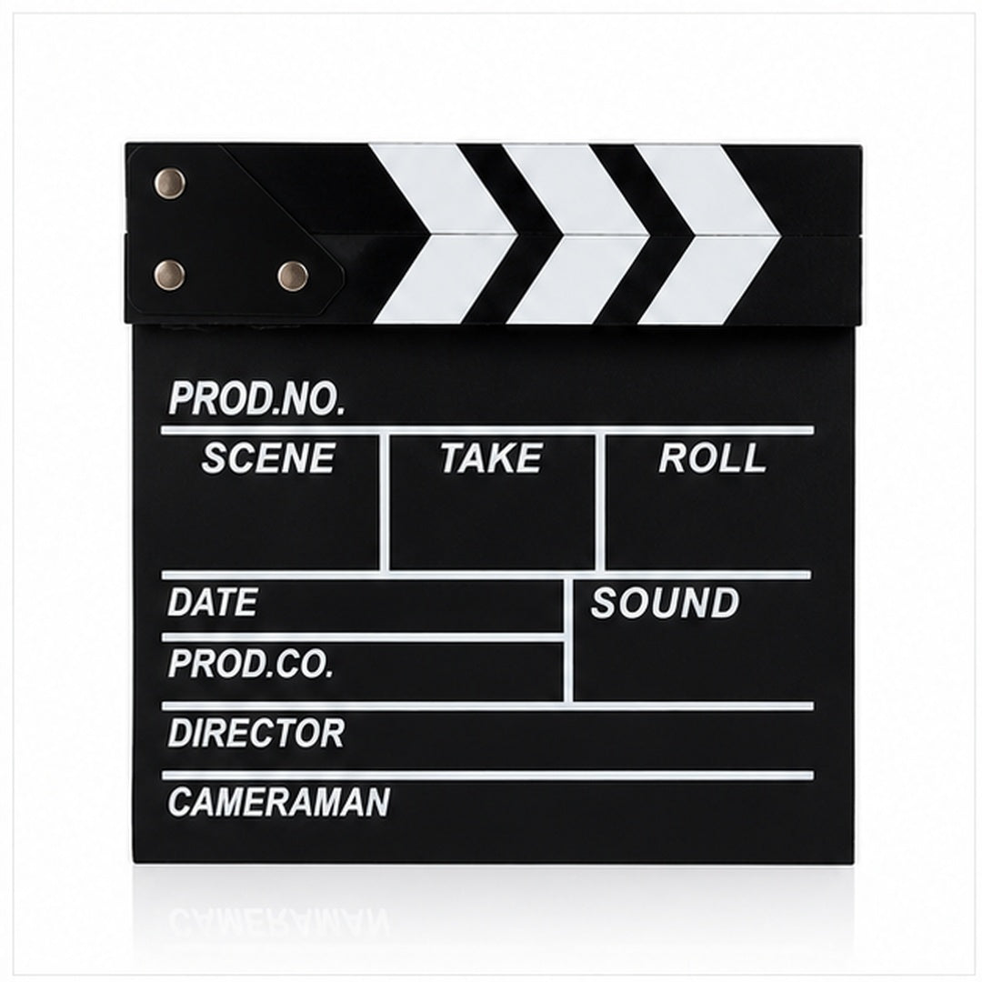Claquetas De Cine Panel Cine Peliculas 30x26cm - detalle del producto