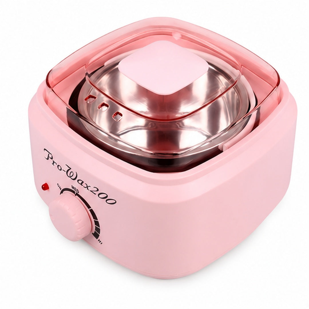 Olla Calentadora De Cera Depilatoria 500grs Rosa - detalle del producto