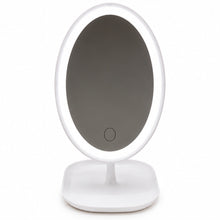 Espejo Con luz Led Recargable Ovalado Rosa - vista 6 del producto
