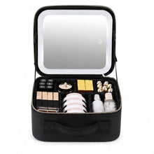 Maleta Cosmetiquero con Luz Led - variante NEGRO