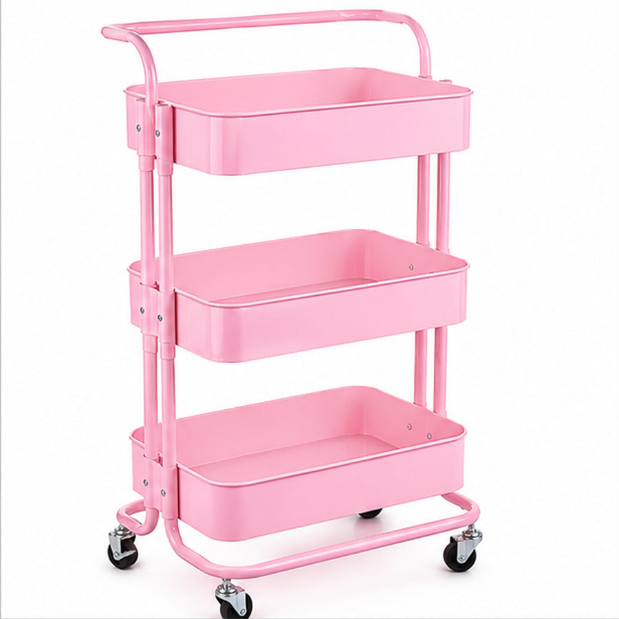 Carrito de peluquería color Rosado - imagen principal