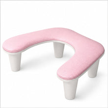 Posa Mano Apoya Brazo Almohadilla Manicure Cuero - variante ROSA