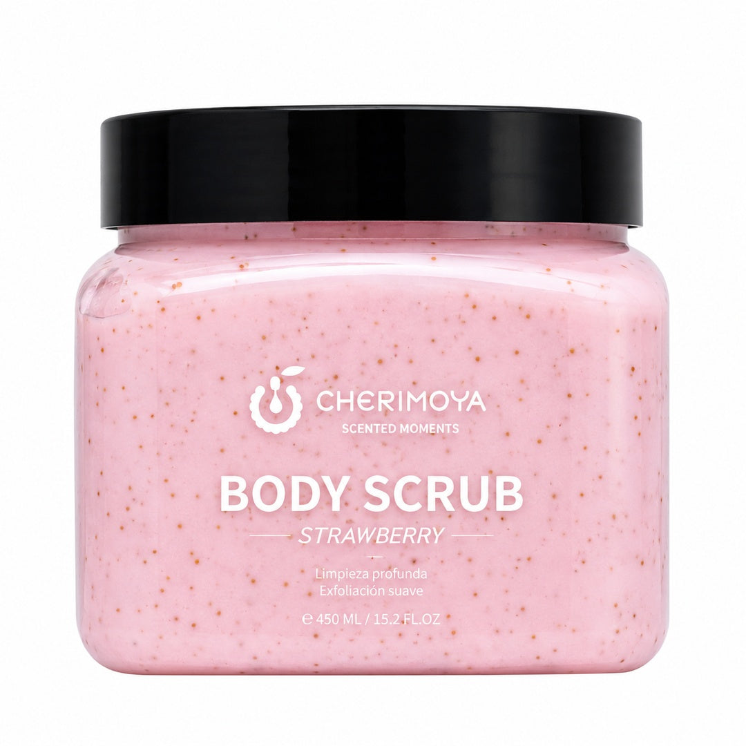 Crema Exfoliante Corporal Limpieza Profunda 450ml Cherimoya Strawberry. - imagen principal