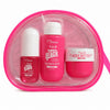 Set viajero Misucka Summer Beach color Fucsia