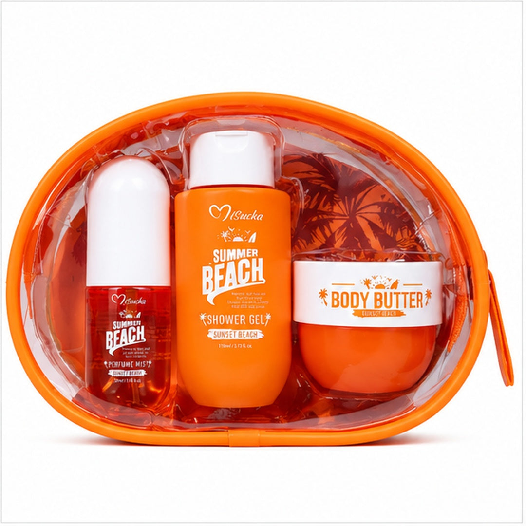 Set viajero Misucka Summer Beach color Naranja - imagen principal