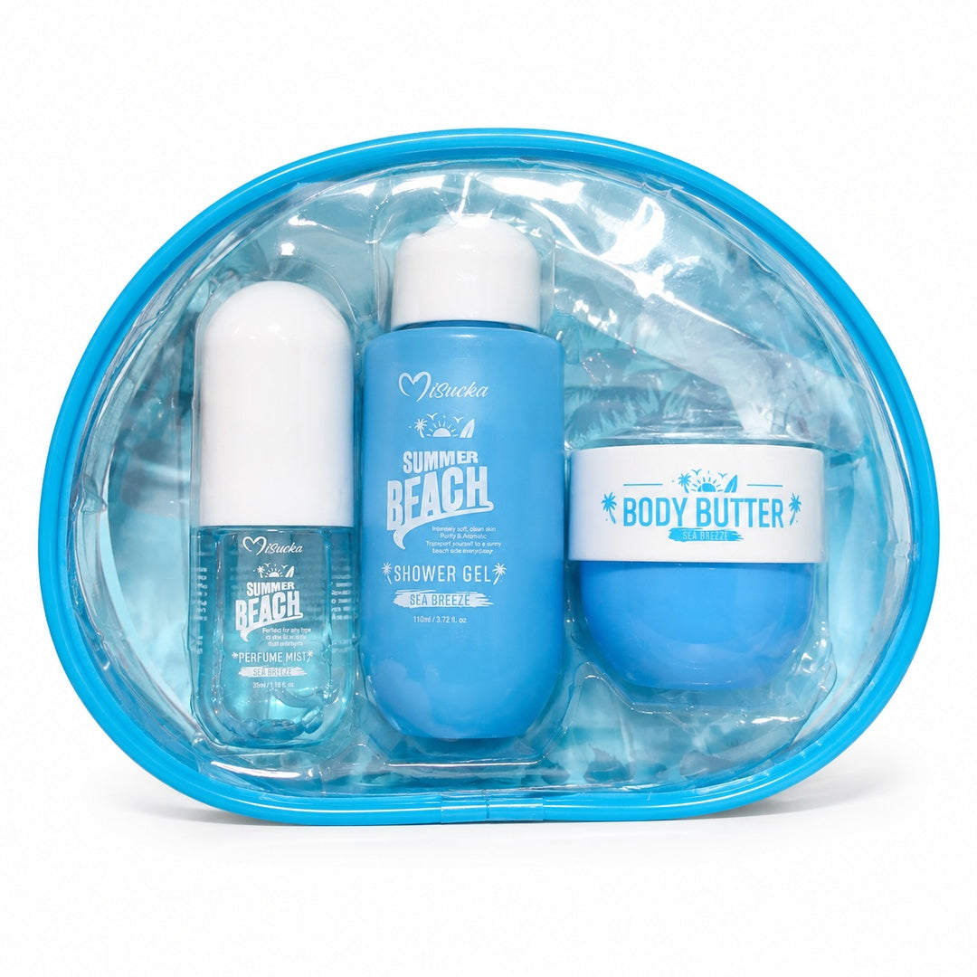 Set viajero Misucka Summer Beach color Azul - imagen principal