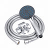 Kit de ducha con manguera cromado YTS