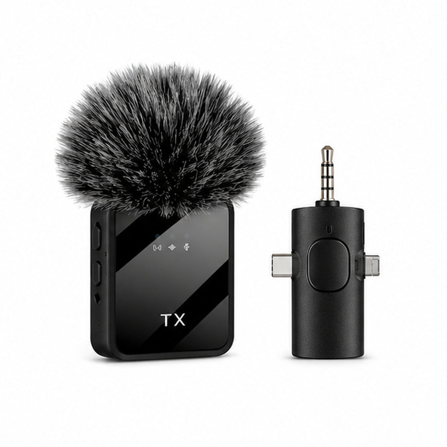 Microfonos Inalambrico Dual Para iPhone Y Android - imagen principal