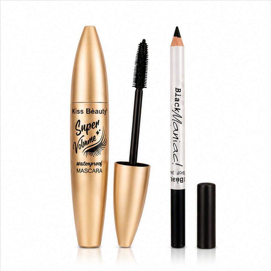 Pack máscara de pestañas y lápiz de ojo Kiss Beauty - imagen principal