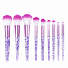 Set de 10 Brochas de maquillaje con Diseños de Brillos