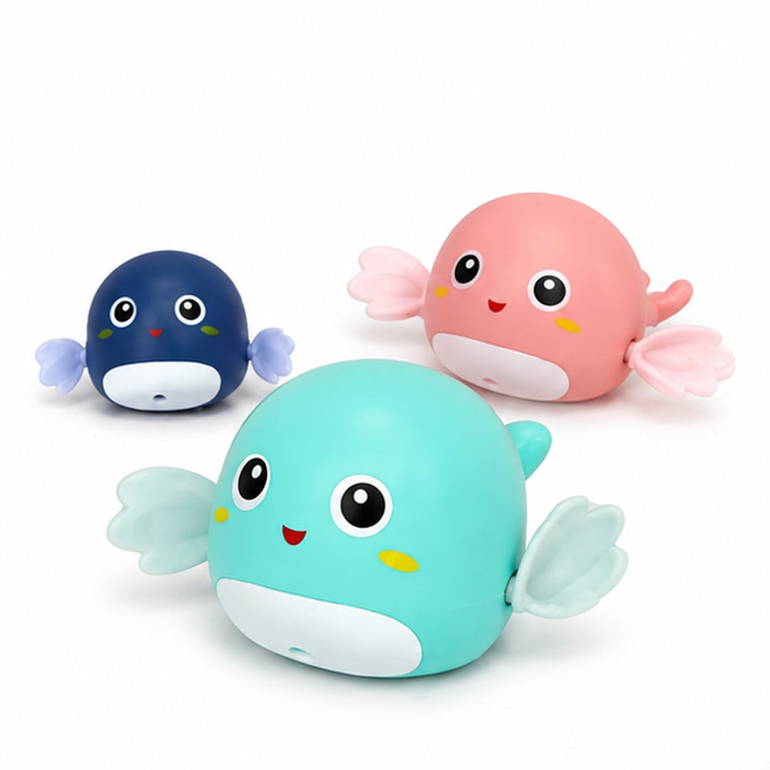 Pack 3 Juguete De Baño Acuático Ballena Bebes, Niños Y Niñas - imagen principal