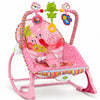 Mecedora Infantil 2 en 1 con Vibración y Juguetes ROSA