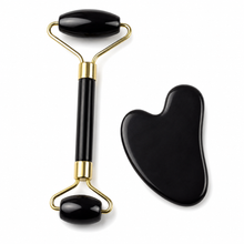 Masaje Facial Linfático Jade Roller + Gua Stone Sha Green - imagen principal
