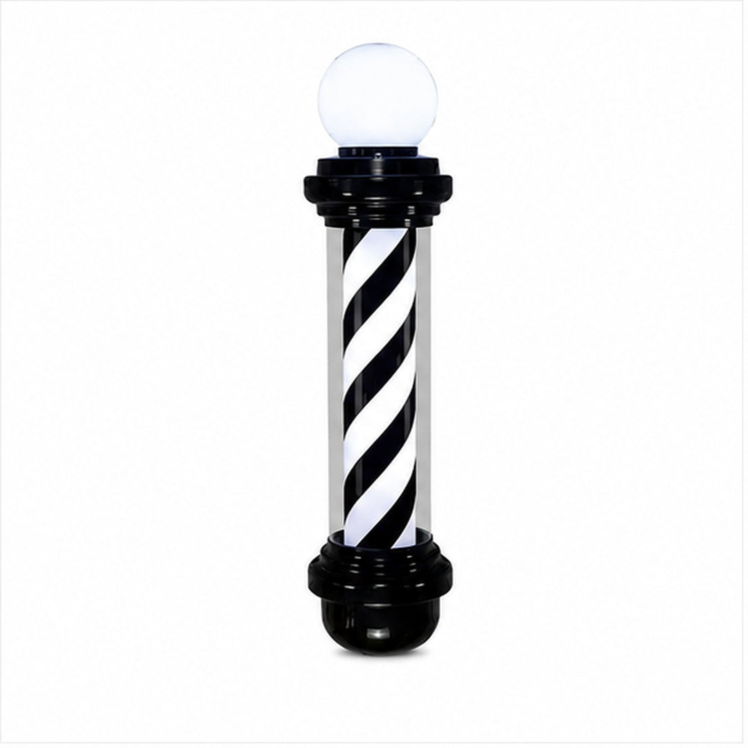 Poler Iluminado de Barberia Color Negro - imagen principal