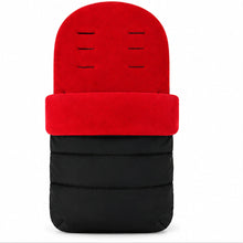 Saco térmico impermeable para coche de bebé color negro con rojo - imagen principal