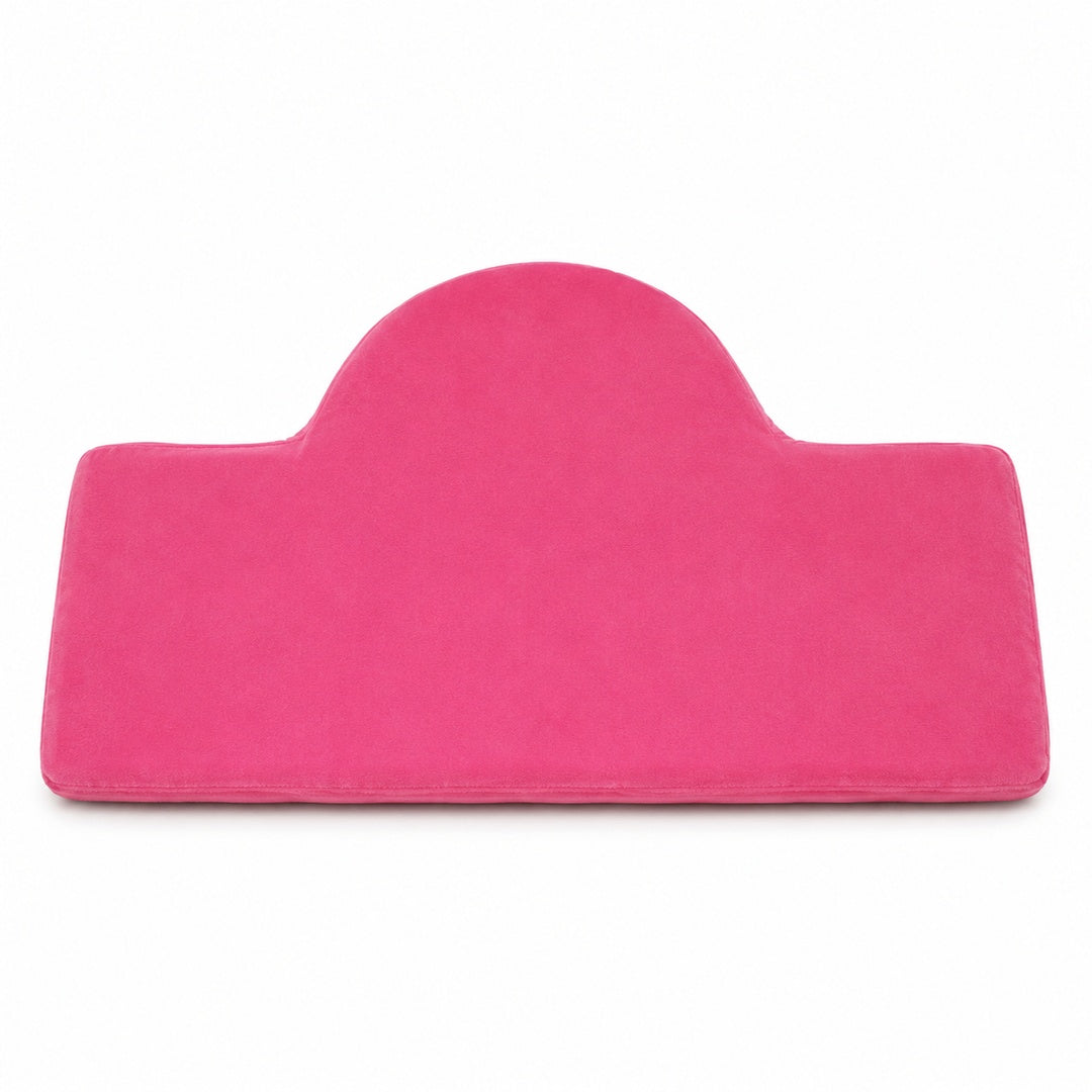 Cojín ergonómico para extensiones de pestañas fucsia