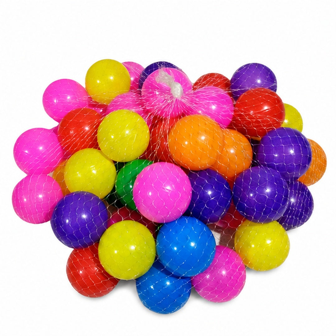 Pack 50 Pelotas Plásticas Para Piscina Colores Surtidos - vista 3 del producto
