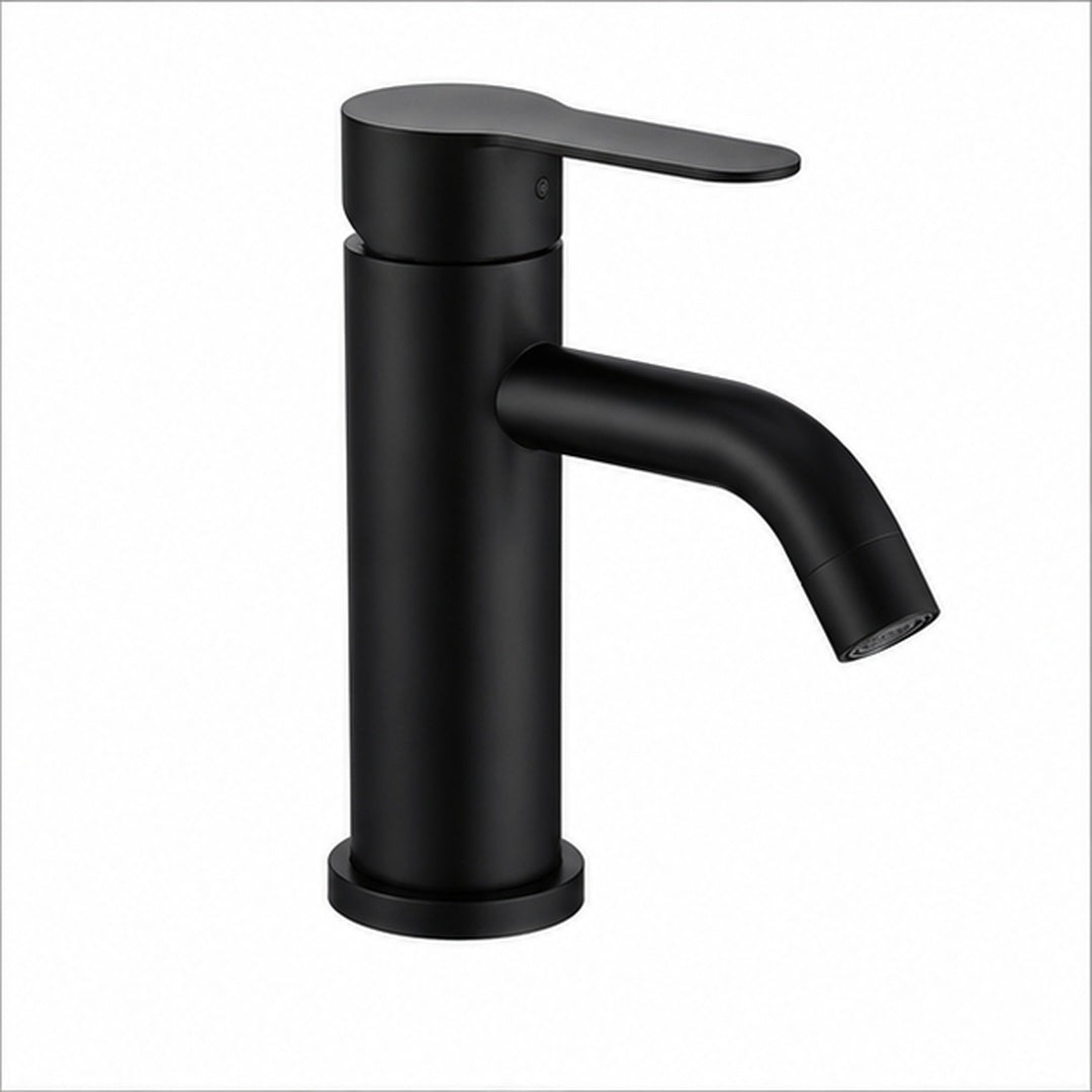 Llave Monomando Lavatorio Negro Mate - imagen principal