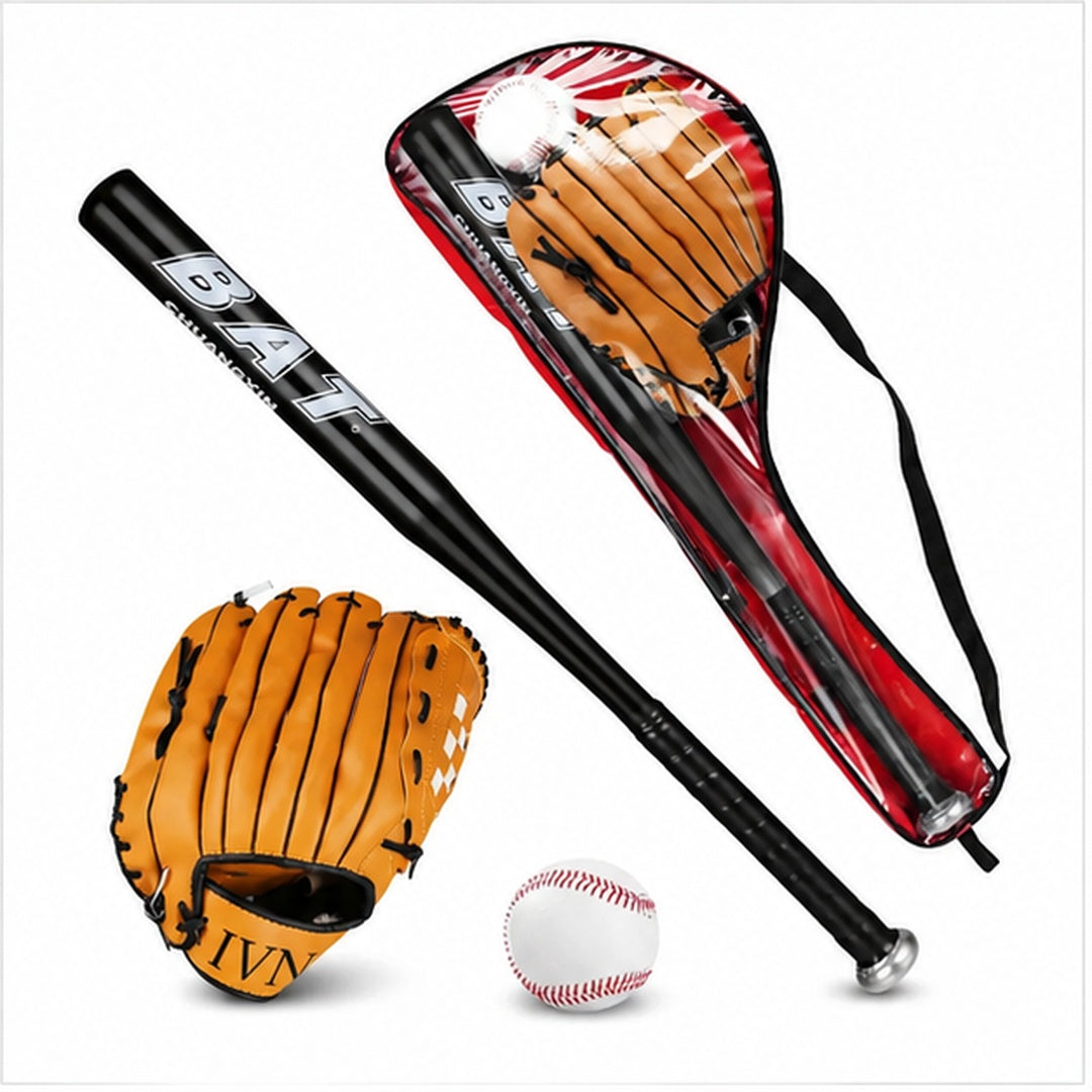Set De Béisbol Bate De Aluminio C/pelota Y Guante Infantil - imagen principal