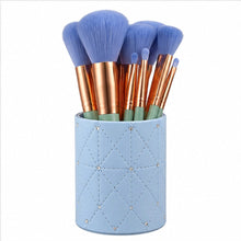 Set de 9 brochas de maquillaje Sweet Beauty con porta brochas lila - vista 5 del producto